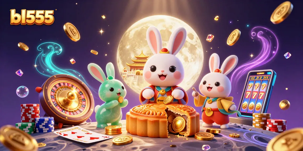 Experience thrilling gameplay at bl555 with a whimsical moon rabbit and casino wonders.