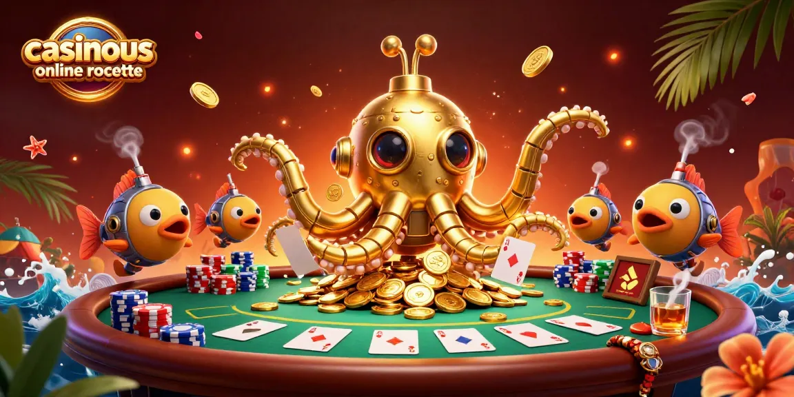 Experience thrilling action at casinous online roulette with a vibrant 3D casino scene full of dynamic game elements.