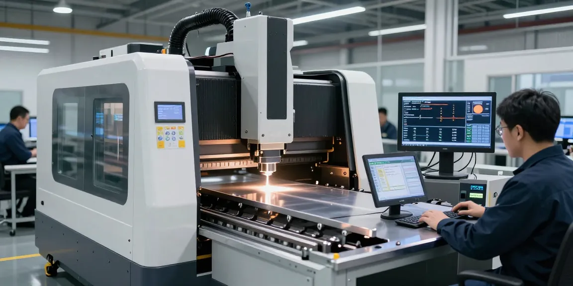 cnc press brake in a modern technology-driven workspace with advanced manufacturing solutions.