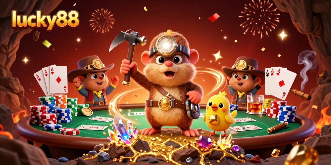 Experience the excitement of lucky88 with treasure hunter mole in a thrilling casino atmosphere.