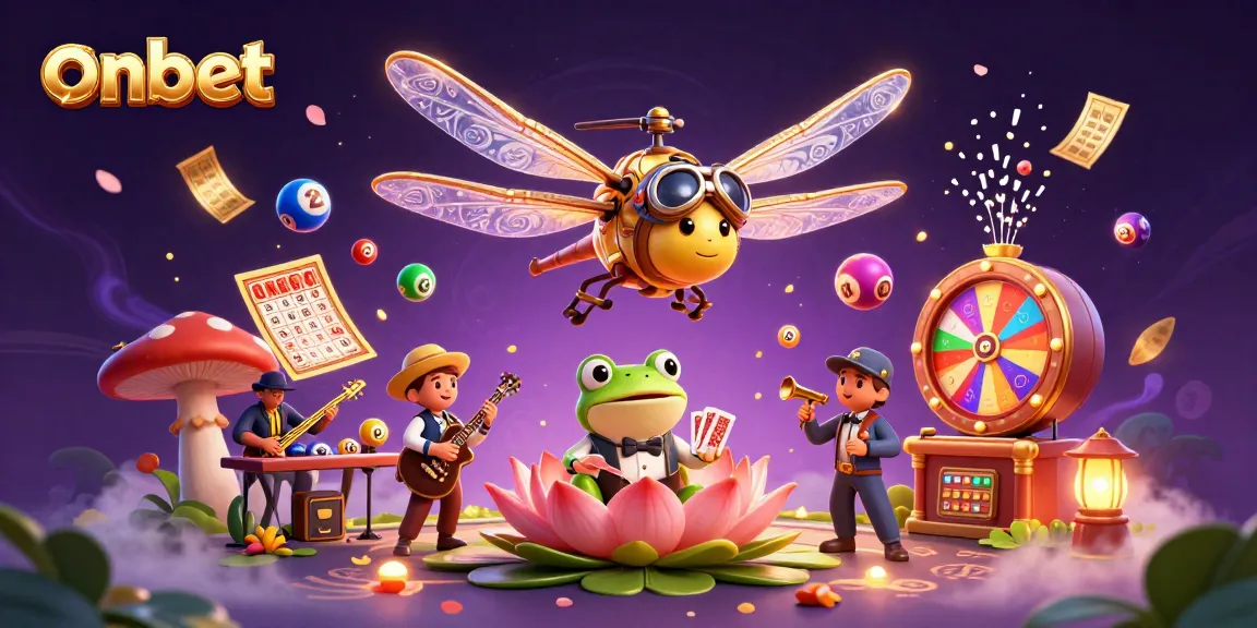 Experience thrilling games at onbet with this vibrant, dynamic casino illustration featuring lively characters.