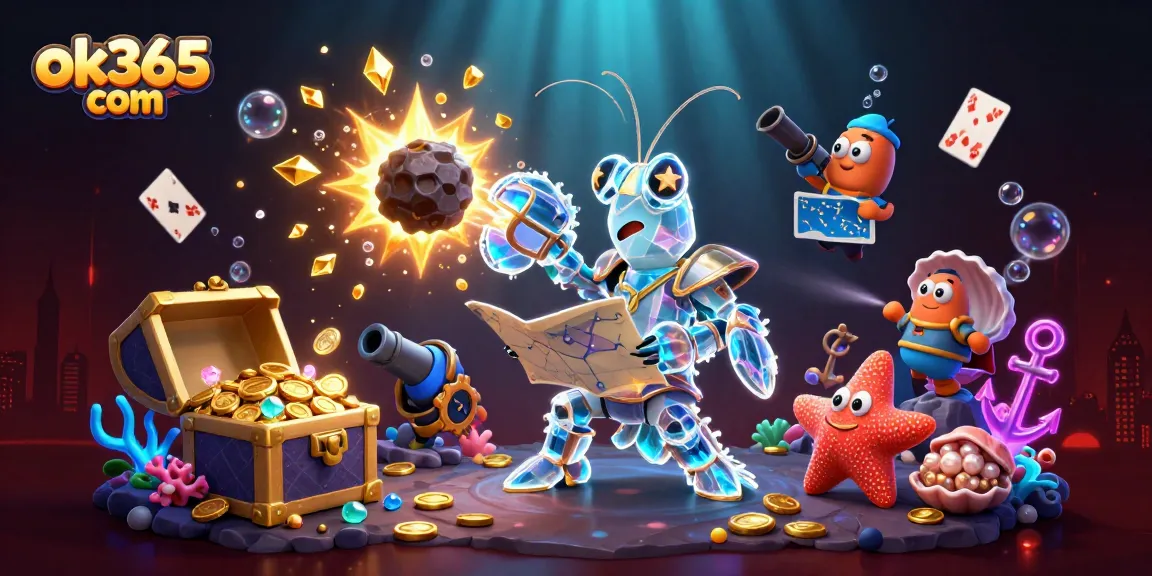 Experience thrills at ok365 com with interactive games among dazzling treasures and dynamic underwater elements.