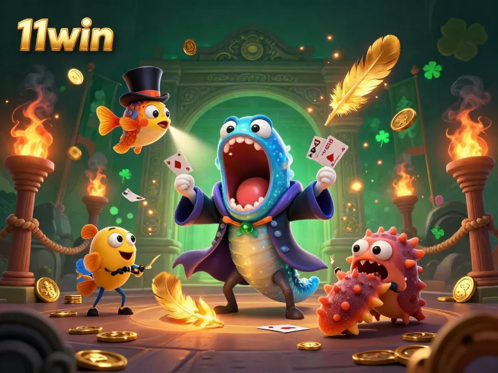 Experience thrilling gaming at 11win with magical card tricks from deep-sea creatures.