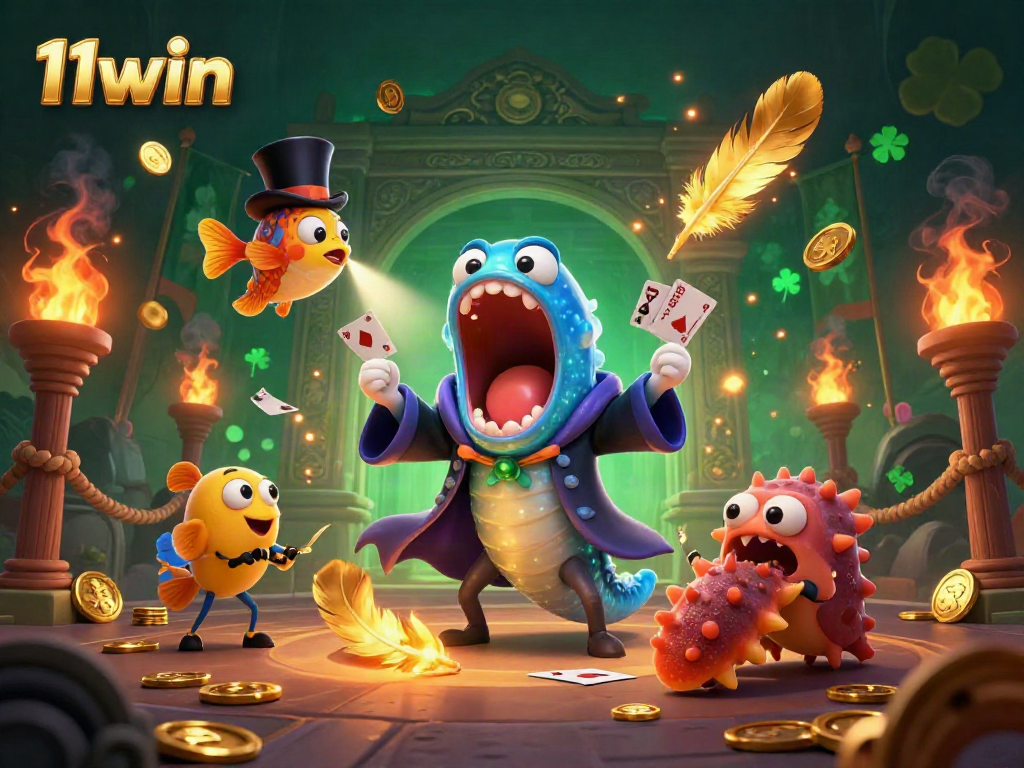 Experience thrilling gaming at 11win with magical card tricks from deep-sea creatures.