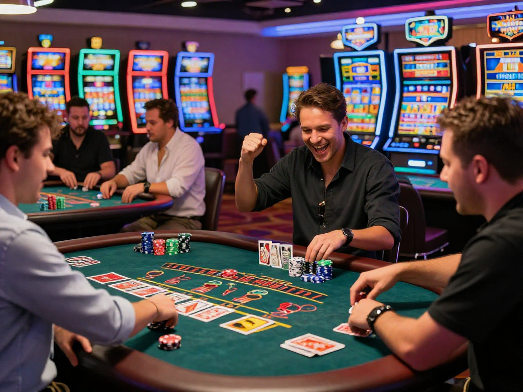 Esperienze emozionanti nei casinò non AAMS con tavoli da gioco e giocatori entusiasti.