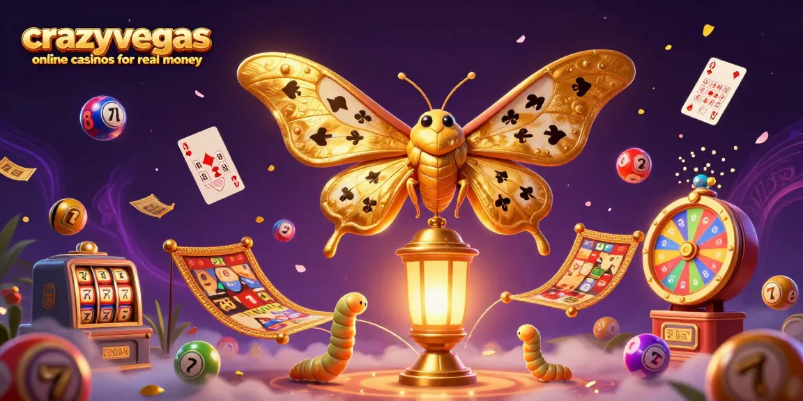 Experience the thrill of crazyvegas online casinos for real money with vibrant scenes and engaging elements.