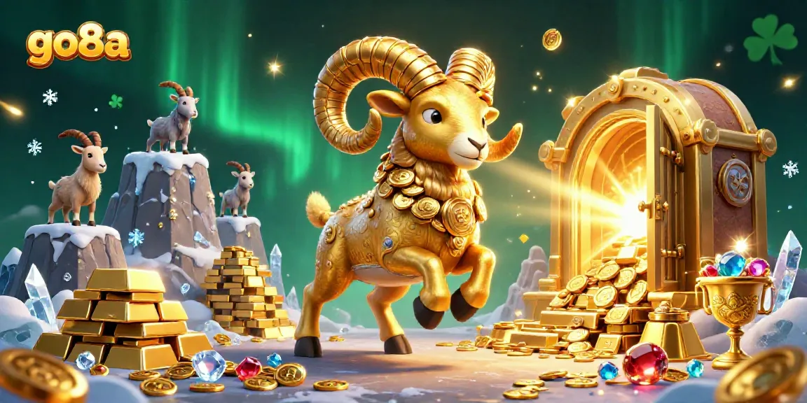 Experience thrilling wins at go8a with a vibrant 3D illustration of a casino adventure.