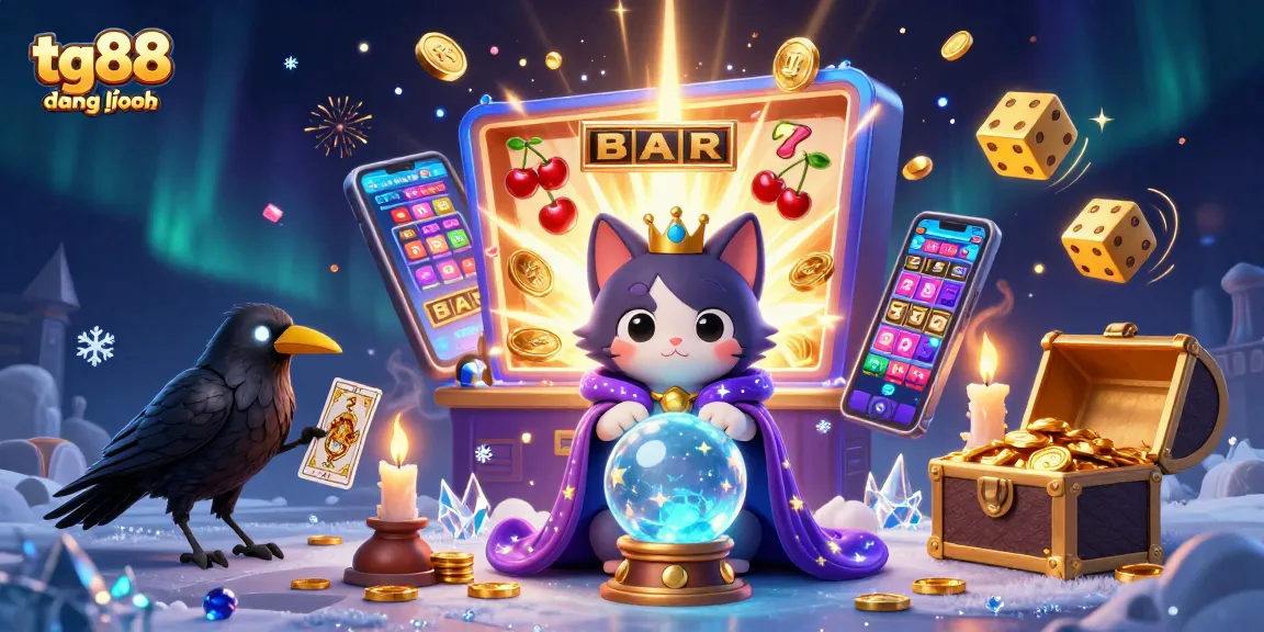 Experience tg88 đăng nhập with exciting 3D casino adventure featuring vibrant game elements and mystical characters.