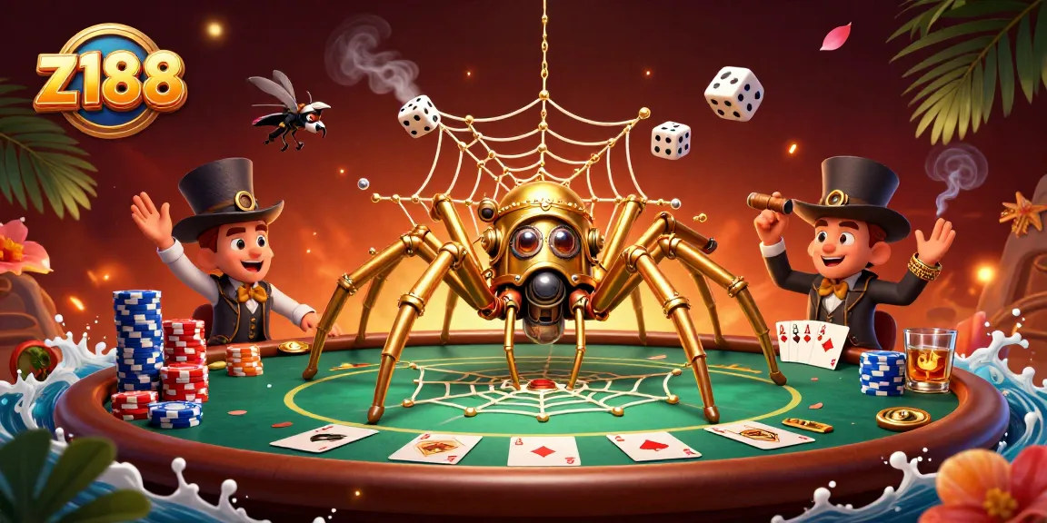 Experience the thrill of z188 with captivating casino action and vibrant characters in this dynamic scene.