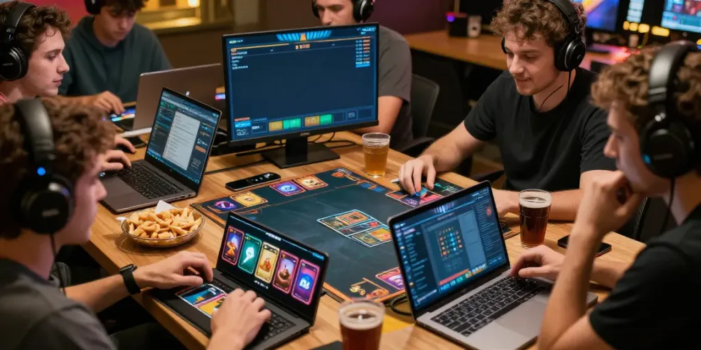 Players enjoying an exciting game at https://hitclub3.io/ with vibrant graphics and a lively atmosphere.